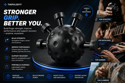 GripFlex Pro™ – Finger Strength Trainer for Grip, Recovery & Performance