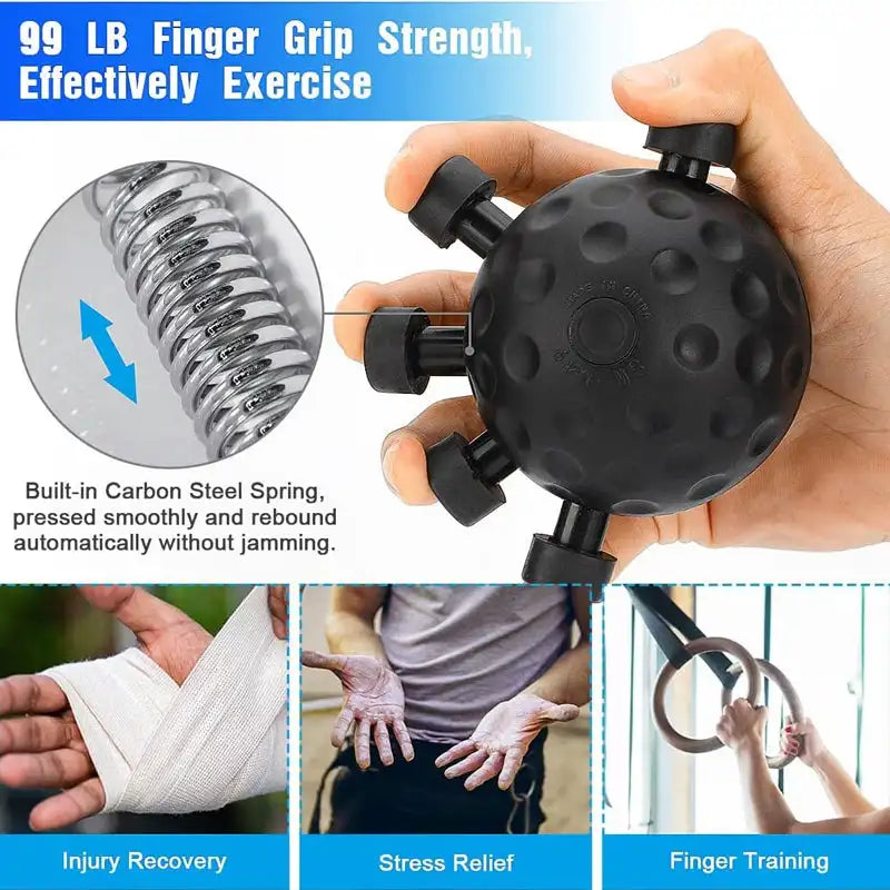 GripFlex Pro™ – Finger Strength Trainer for Grip, Recovery & Performance